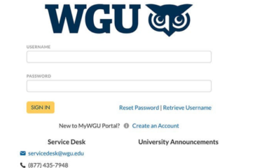 Western Governors University Student Portal